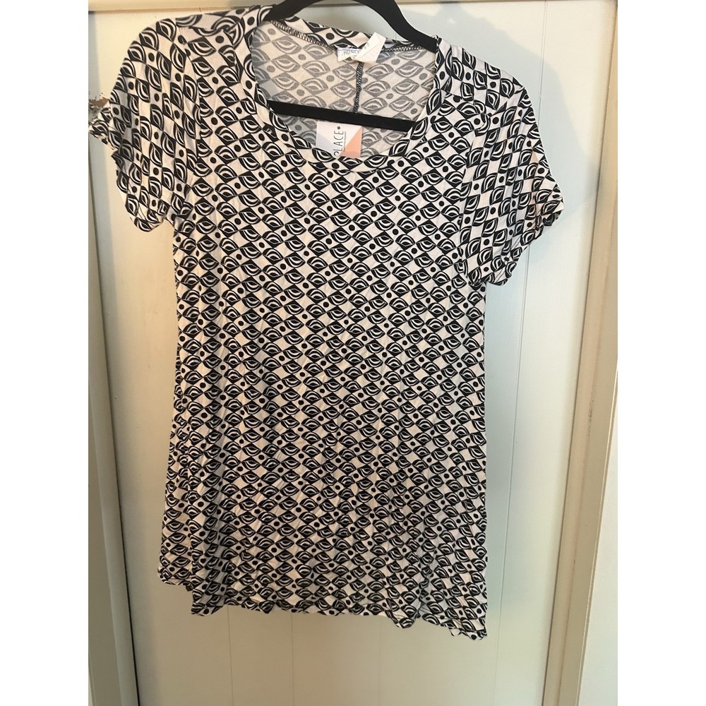 Nwt Black & White Torrance Tee Small Flowly T Shirt